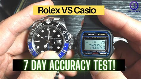 rolex o casio|casio vs rolex accuracy.